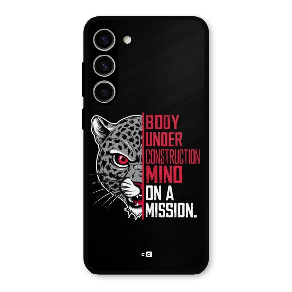 Mind On A Mission Metal Back Case for Galaxy S23 Plus