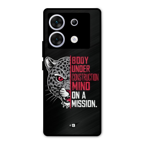Mind On A Mission Metal Back Case for Infinix Zero 30 5G