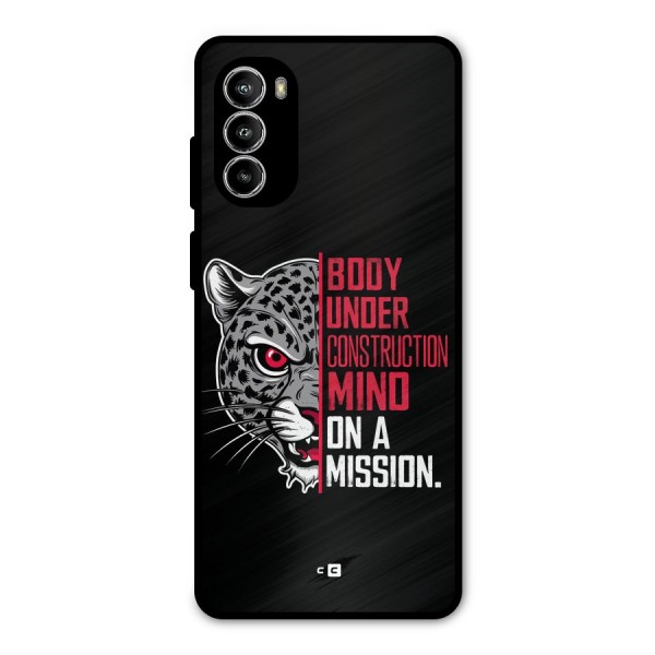 Mind On A Mission Metal Back Case for Moto G82