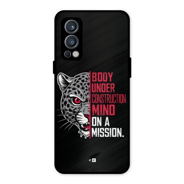 Mind On A Mission Metal Back Case for OnePlus Nord 2 5G