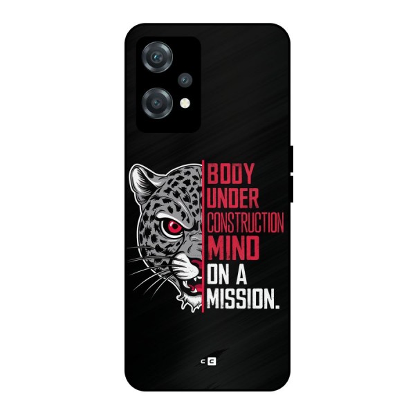 Mind On A Mission Metal Back Case for OnePlus Nord CE 2 Lite 5G
