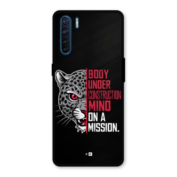 Mind On A Mission Metal Back Case for Oppo F15