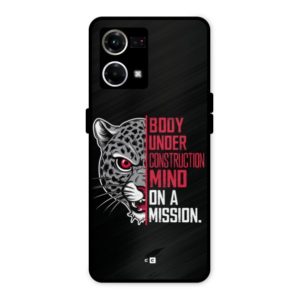 Mind On A Mission Metal Back Case for Oppo F21s Pro 4G