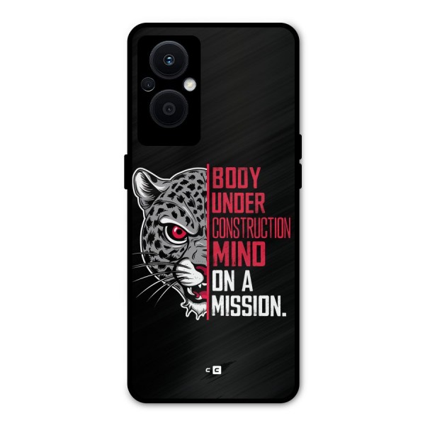 Mind On A Mission Metal Back Case for Oppo F21s Pro 5G
