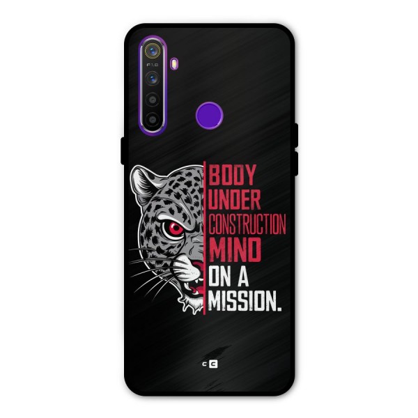 Mind On A Mission Metal Back Case for Realme Narzo 10