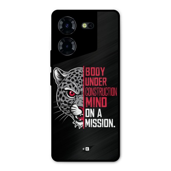 Mind On A Mission Metal Back Case for Tecno Pova 5 Pro 5G