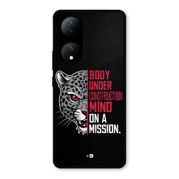 Mind On A Mission Metal Back Case for Vivo T2