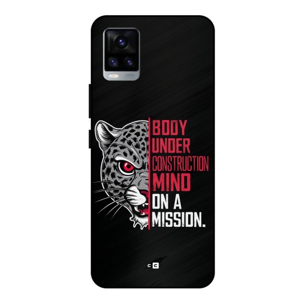 Mind On A Mission Metal Back Case for Vivo V20