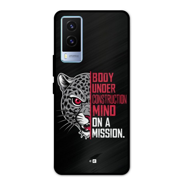 Mind On A Mission Metal Back Case for Vivo V21e 5G