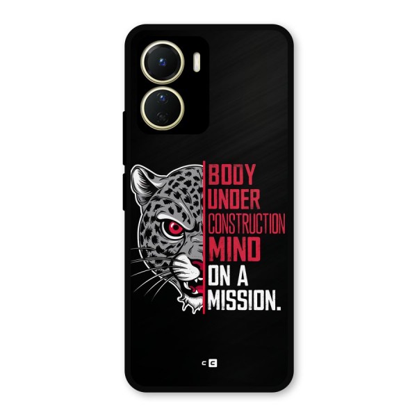 Mind On A Mission Metal Back Case for Vivo Y16