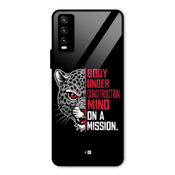 Mind On A Mission Metal Back Case for Vivo Y20t