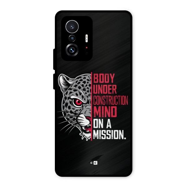 Mind On A Mission Metal Back Case for Xiaomi 11T Pro