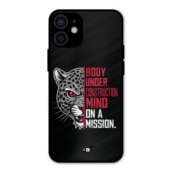 Mind On A Mission Metal Back Case for iPhone 12 Mini