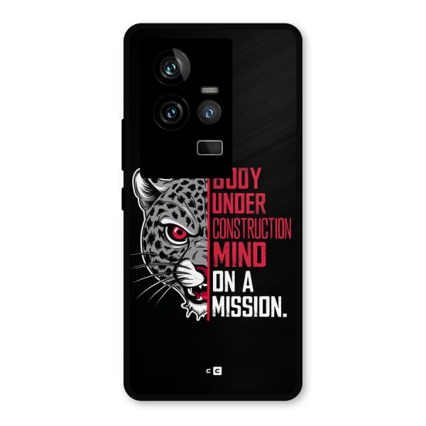 Mind On A Mission Metal Back Case for iQOO 11 5G