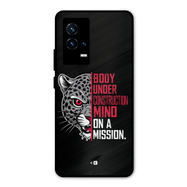 Mind On A Mission Metal Back Case for iQOO 9 5G