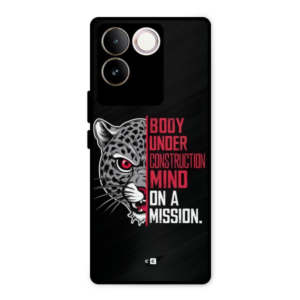 Mind On A Mission Metal Back Case for iQOO Z7 Pro