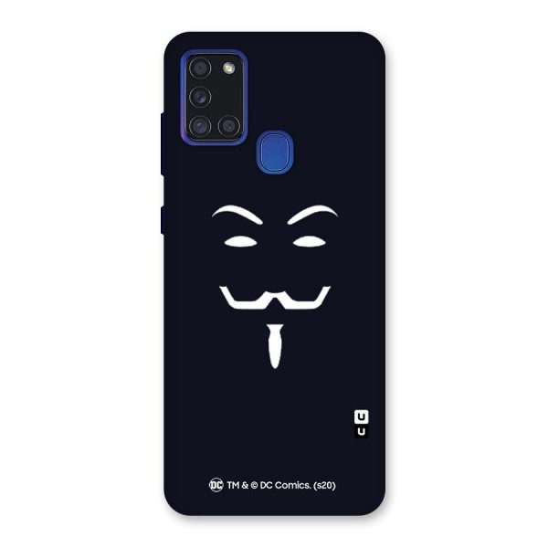Minimal Anonymous Mask Back Case for Galaxy A21s