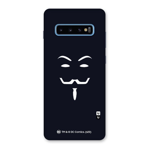 Minimal Anonymous Mask Back Case for Galaxy S10 Plus