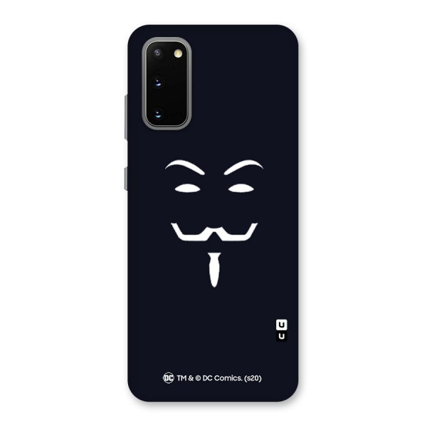 Minimal Anonymous Mask Back Case for Galaxy S20