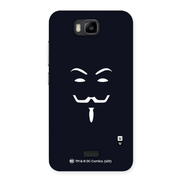 Minimal Anonymous Mask Back Case for Honor Bee