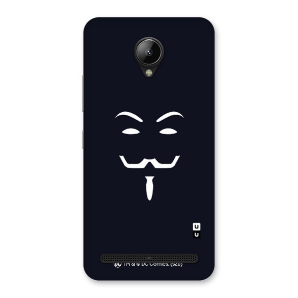 Minimal Anonymous Mask Back Case for Lenovo C2