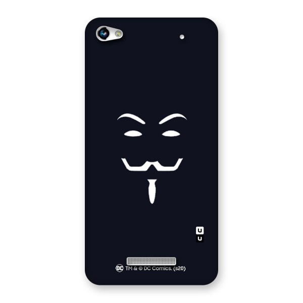 Minimal Anonymous Mask Back Case for Micromax Hue 2