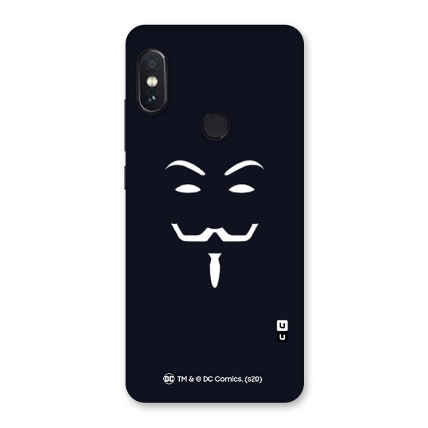 Minimal Anonymous Mask Back Case for Redmi Note 5 Pro