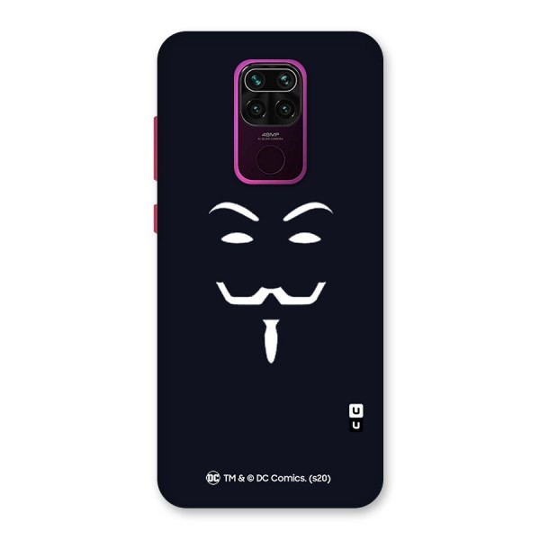 Minimal Anonymous Mask Back Case for Redmi Note 9