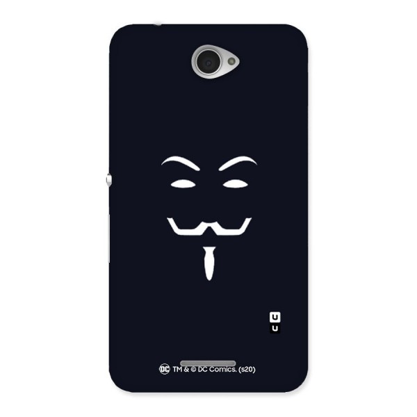 Minimal Anonymous Mask Back Case for Sony Xperia E4