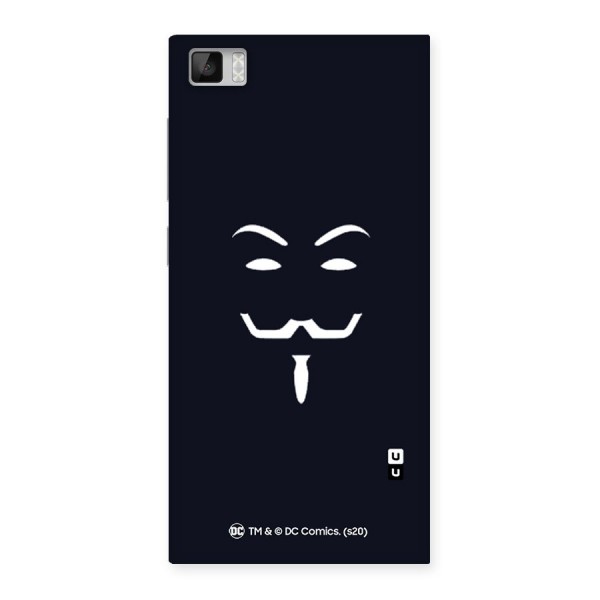 Minimal Anonymous Mask Back Case for Xiaomi Mi3