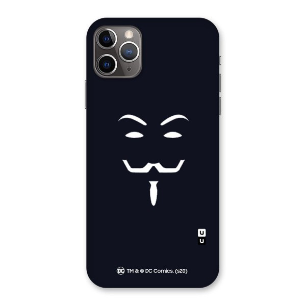 Minimal Anonymous Mask Back Case for iPhone 11 Pro Max