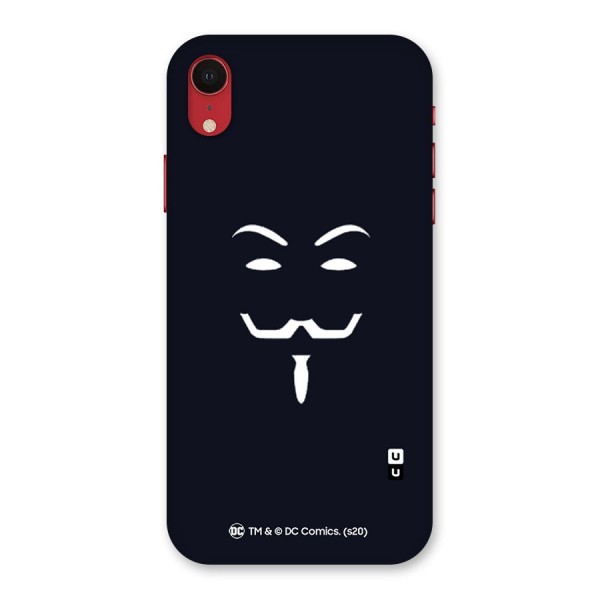 Minimal Anonymous Mask Back Case for iPhone XR