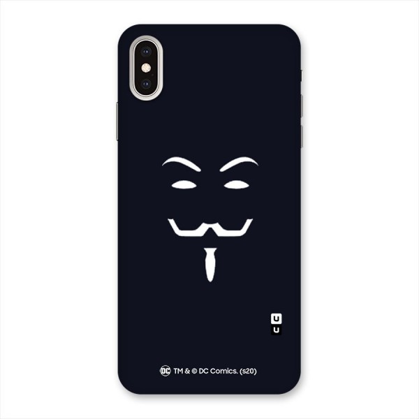 Minimal Anonymous Mask Back Case for iPhone XS Max