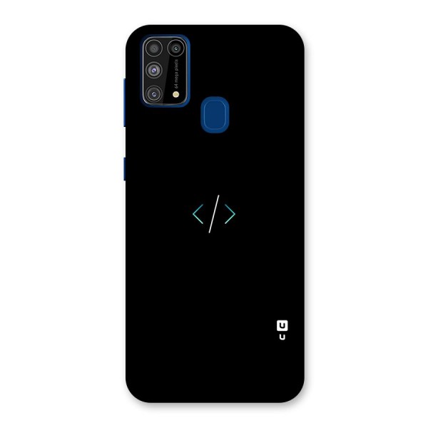 Minimal Dark Coding Back Case for Galaxy F41