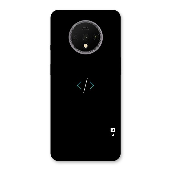 Minimal Dark Coding Back Case for OnePlus 7T