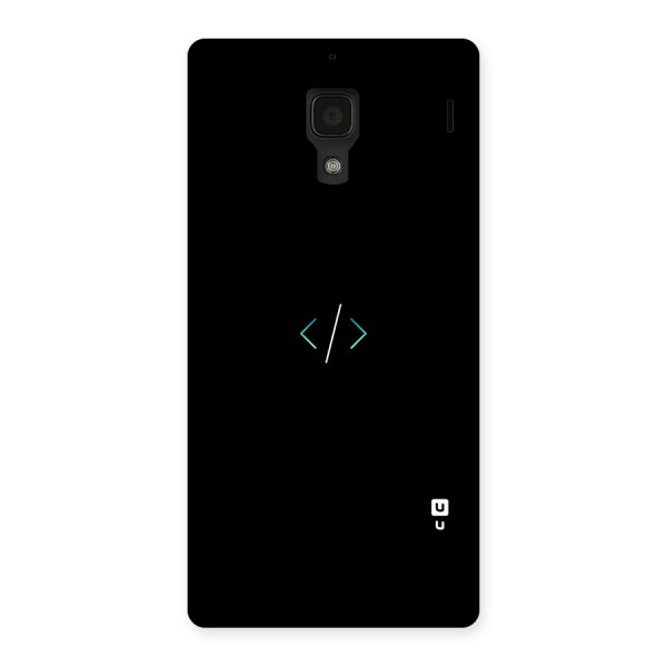 Minimal Dark Coding Back Case for Redmi 1S