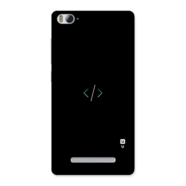 Minimal Dark Coding Back Case for Xiaomi Mi4i