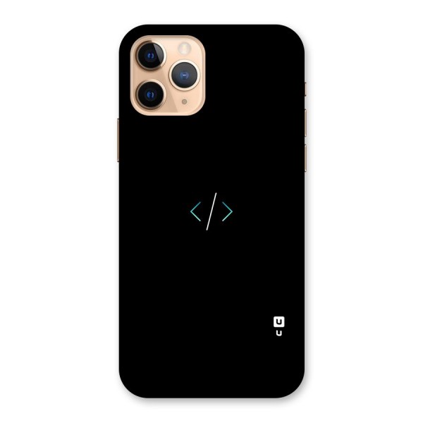 Minimal Dark Coding Back Case for iPhone 11 Pro