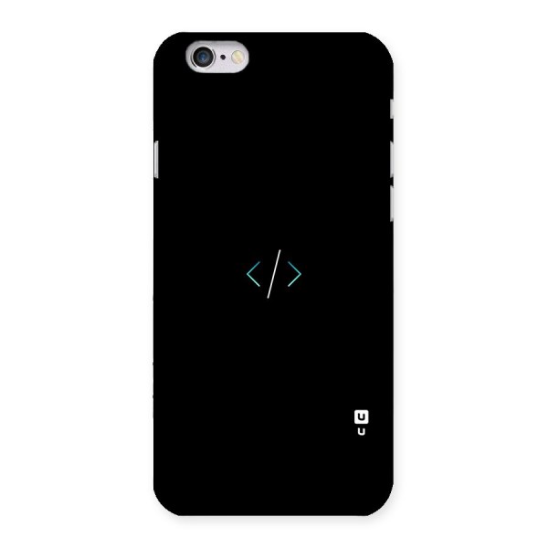 Minimal Dark Coding Back Case for iPhone 6 6S