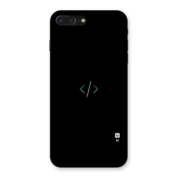 Minimal Dark Coding Back Case for iPhone 7 Plus