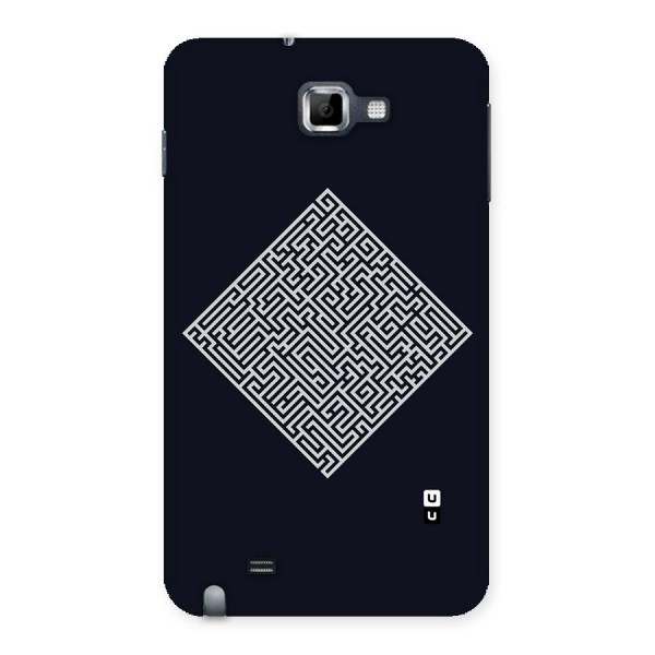 Minimal Maze Pattern Back Case for Galaxy Note