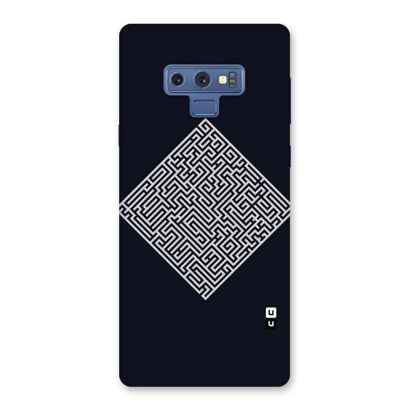 Minimal Maze Pattern Back Case for Galaxy Note 9