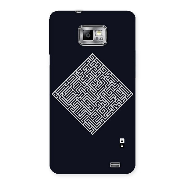 Minimal Maze Pattern Back Case for Galaxy S2