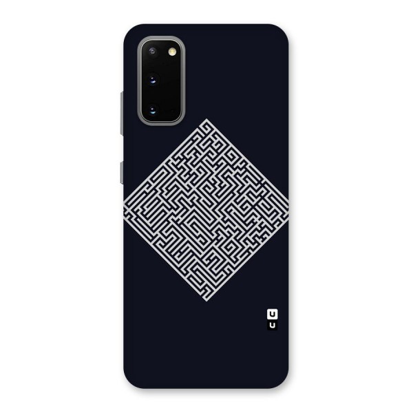Minimal Maze Pattern Back Case for Galaxy S20