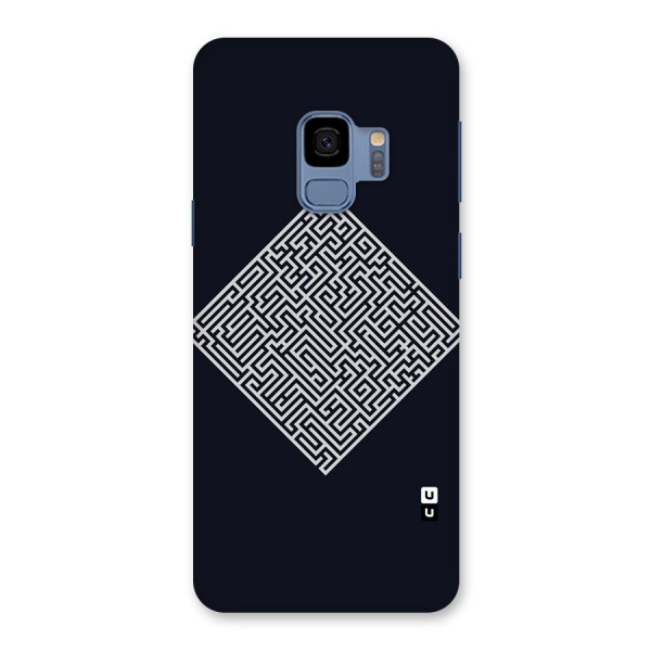 Minimal Maze Pattern Back Case for Galaxy S9