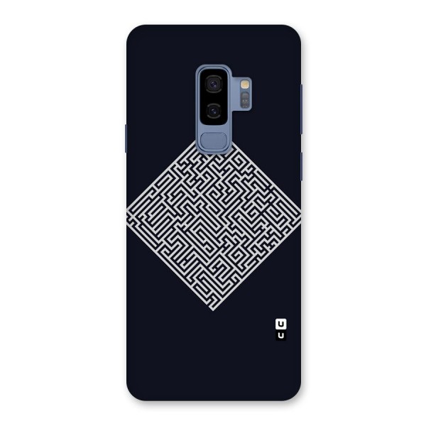 Minimal Maze Pattern Back Case for Galaxy S9 Plus