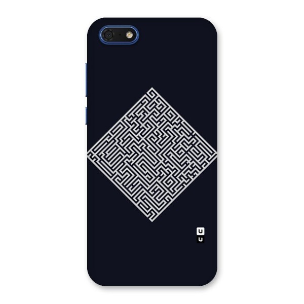 Minimal Maze Pattern Back Case for Honor 7s