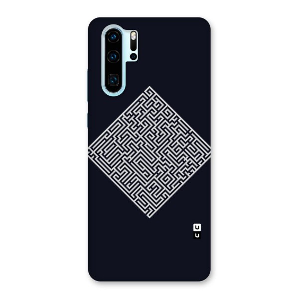 Minimal Maze Pattern Back Case for Huawei P30 Pro