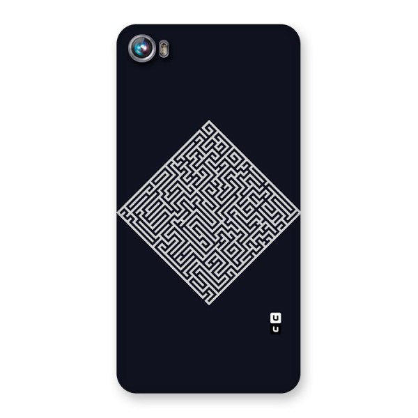 Minimal Maze Pattern Back Case for Micromax Canvas Fire 4 A107