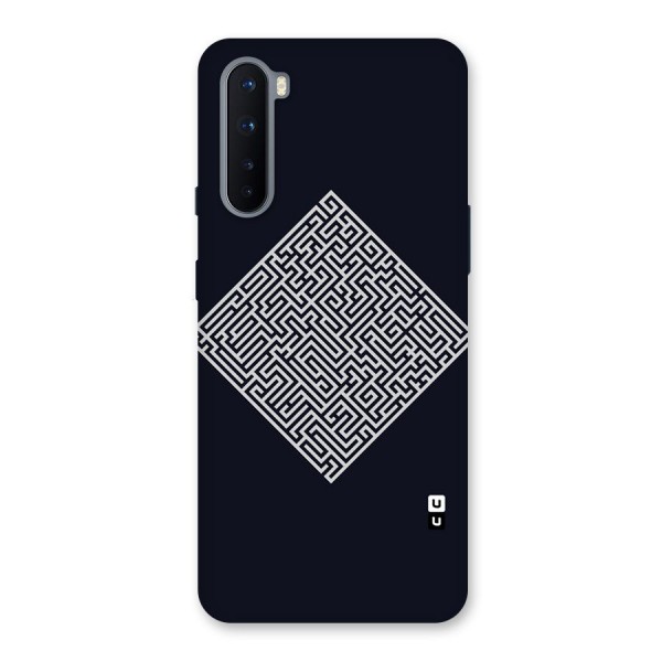 Minimal Maze Pattern Back Case for OnePlus Nord